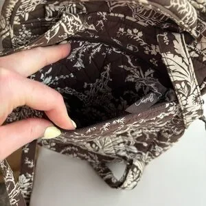 Vera Bradley Imperial Toile Mini Backpack Brown and White Floral Summer Picnic Vera Bradley | Bags | Vera Bradley Imperial Toile Mini  main image 4